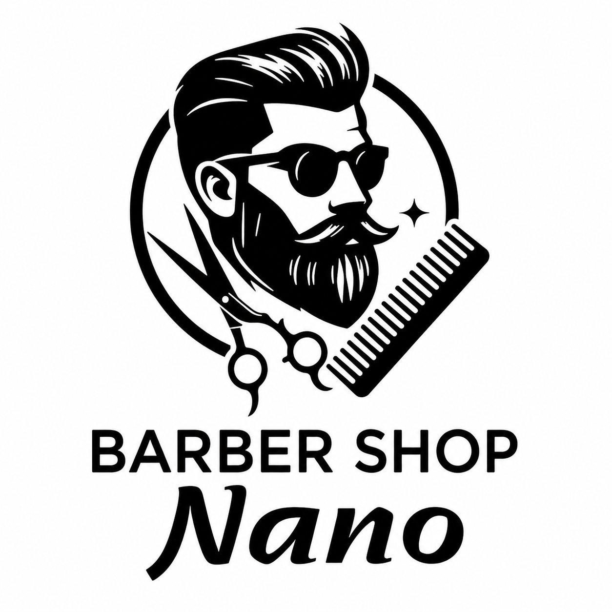 Barbershop Nano — website i ndërtuar nga Dallohu